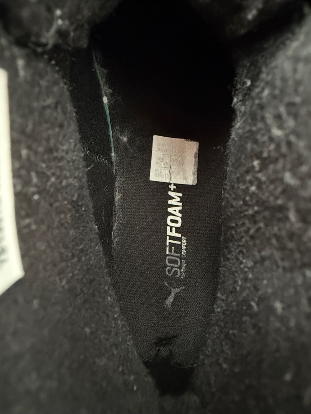 Puma Kids Black and Gray Insulated High-Top Boots Size 5,5 - Picture 14 of 16